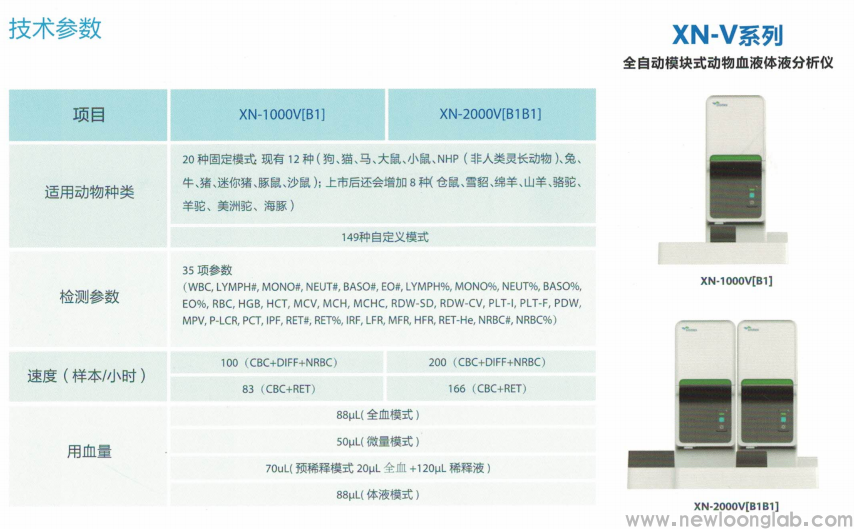 XN-V 全自动模块式动物血液体液分析仪(图1)